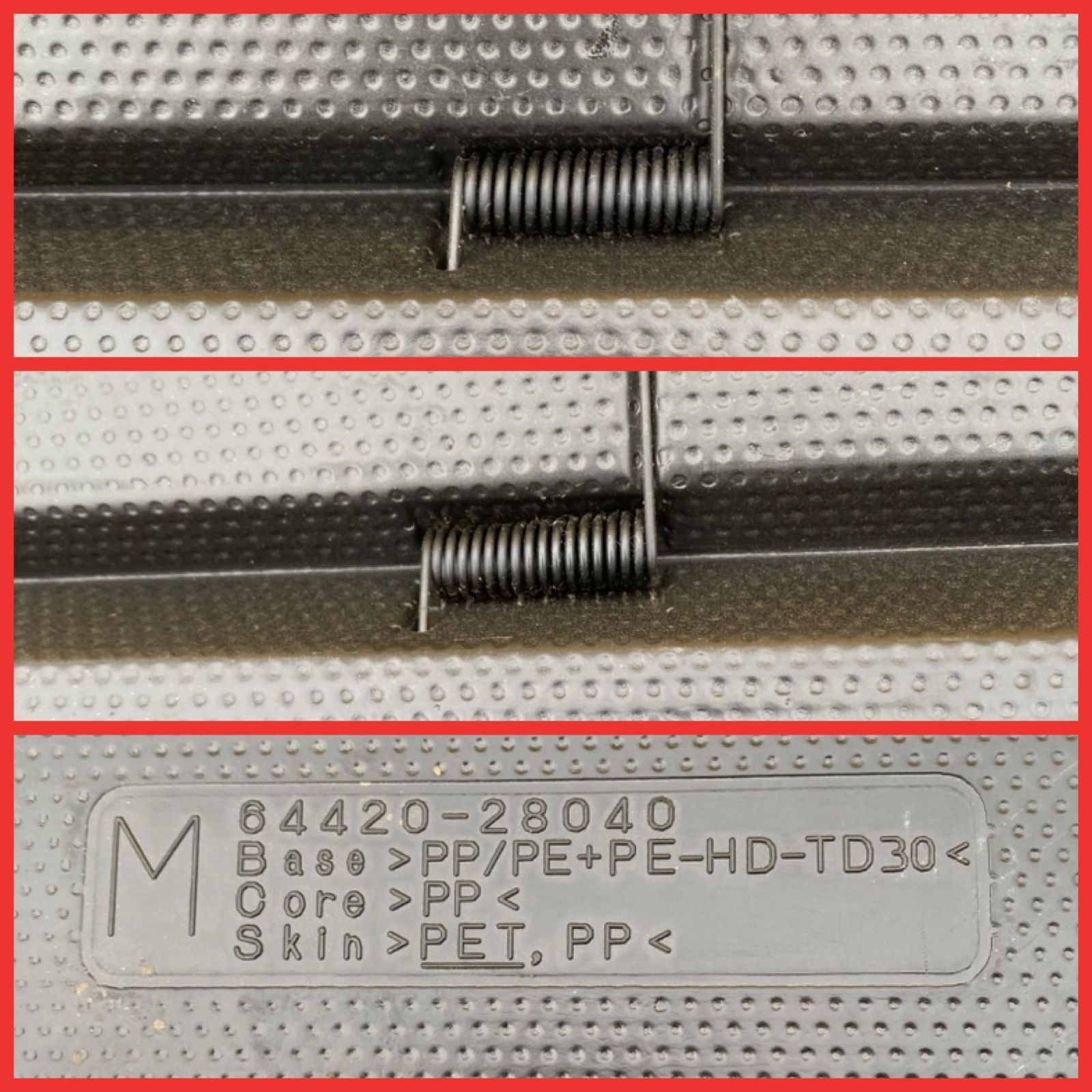 ZT-3574] 純正トヨタ エスティマ ACR50 リアトランク ラゲッジボード