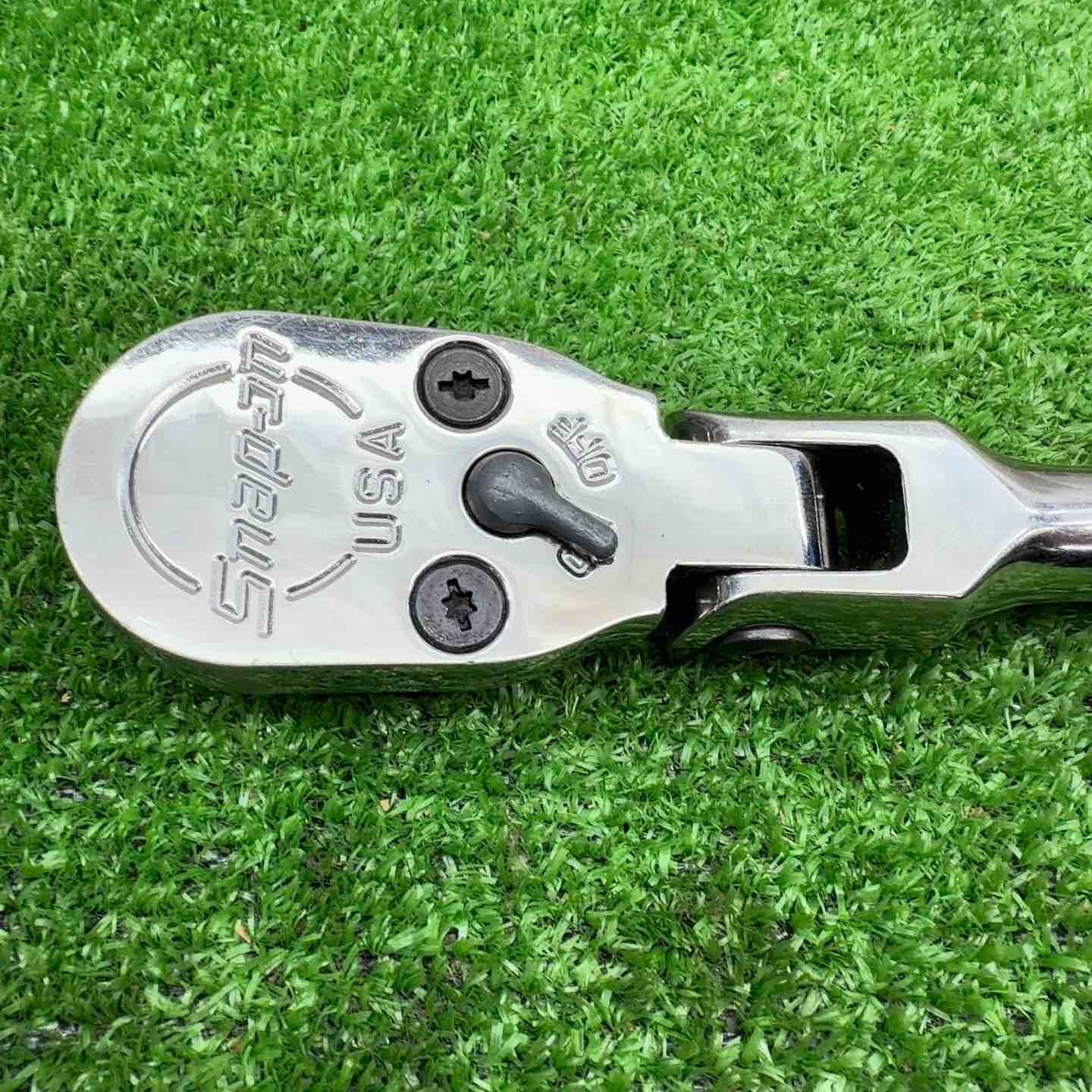 品 Snap-on スナップオン ラチェットハンドル グリップ付きロングハンドル 差込み角 12.7 mm 1|2 並行輸入 SHF 80 A ダークブルー アクトツー BR