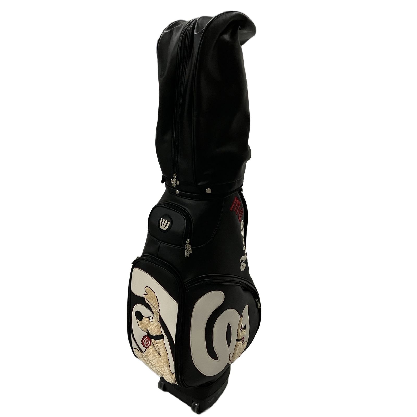 コース未使用　ウエサコ限定品　M.U SPORTS キャディバッグ　ビンテージ MU SPORTS MUスポーツ ミエコ ウエサコ キャディバッグ ゴルフバッグ