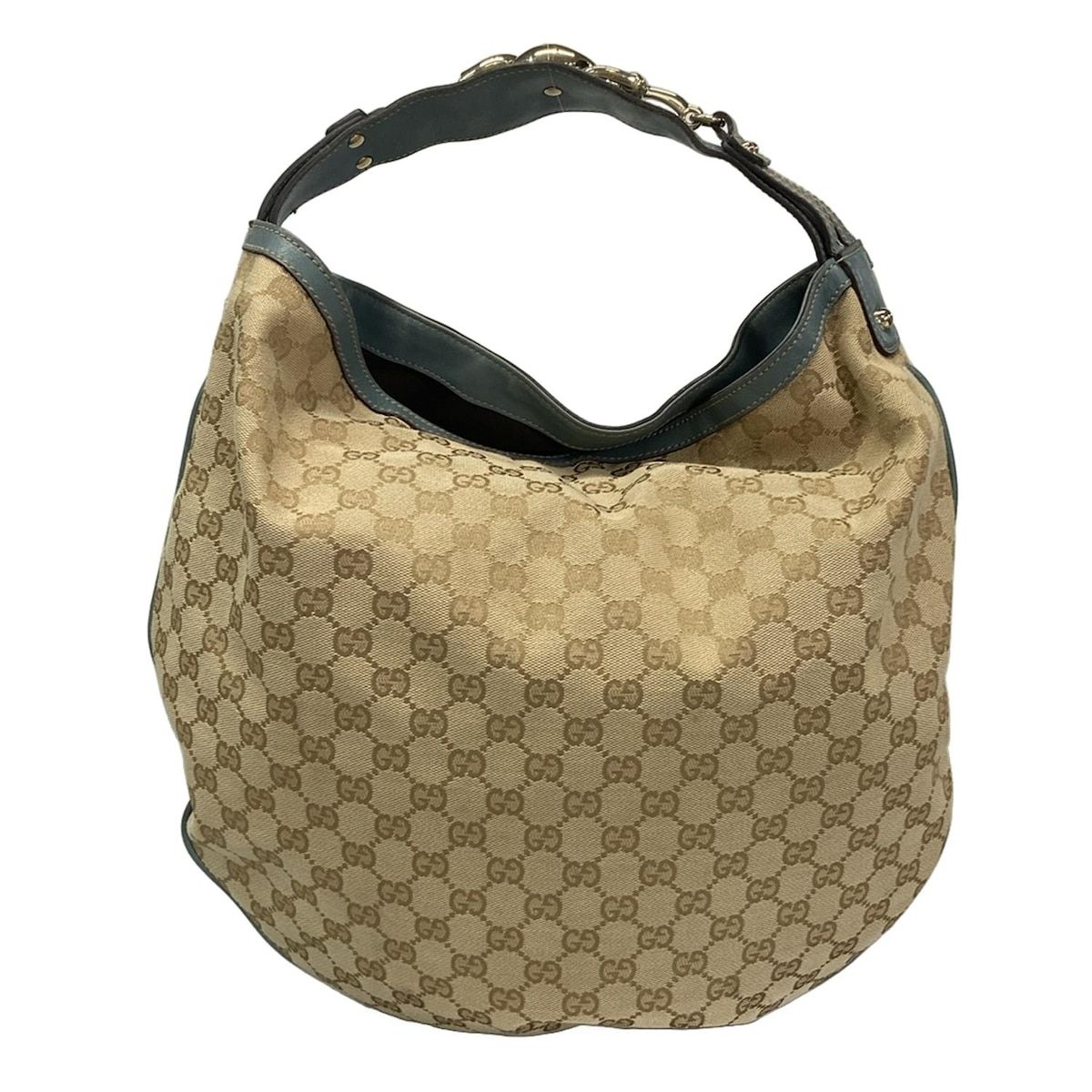 GUCCI(グッチ) ハンドバッグ ホースビット,GG柄 170014 ベージュ  