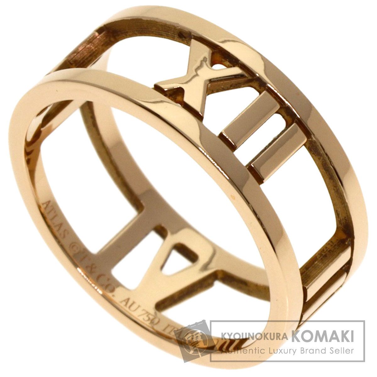 TIFFANY&Co. ティファニー オープン アトラス リング・指輪 K18PG