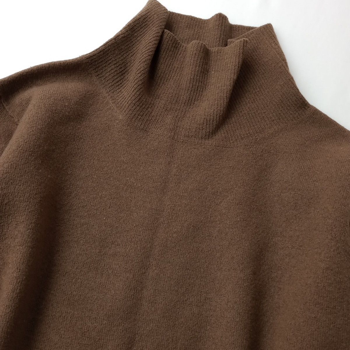 JURGENLEHLヨ―ガンレ―ル　フ―ドニットコ―ト JURGEN LEHL ヨーガンレール ウール 毛 100％ ハイネックニット