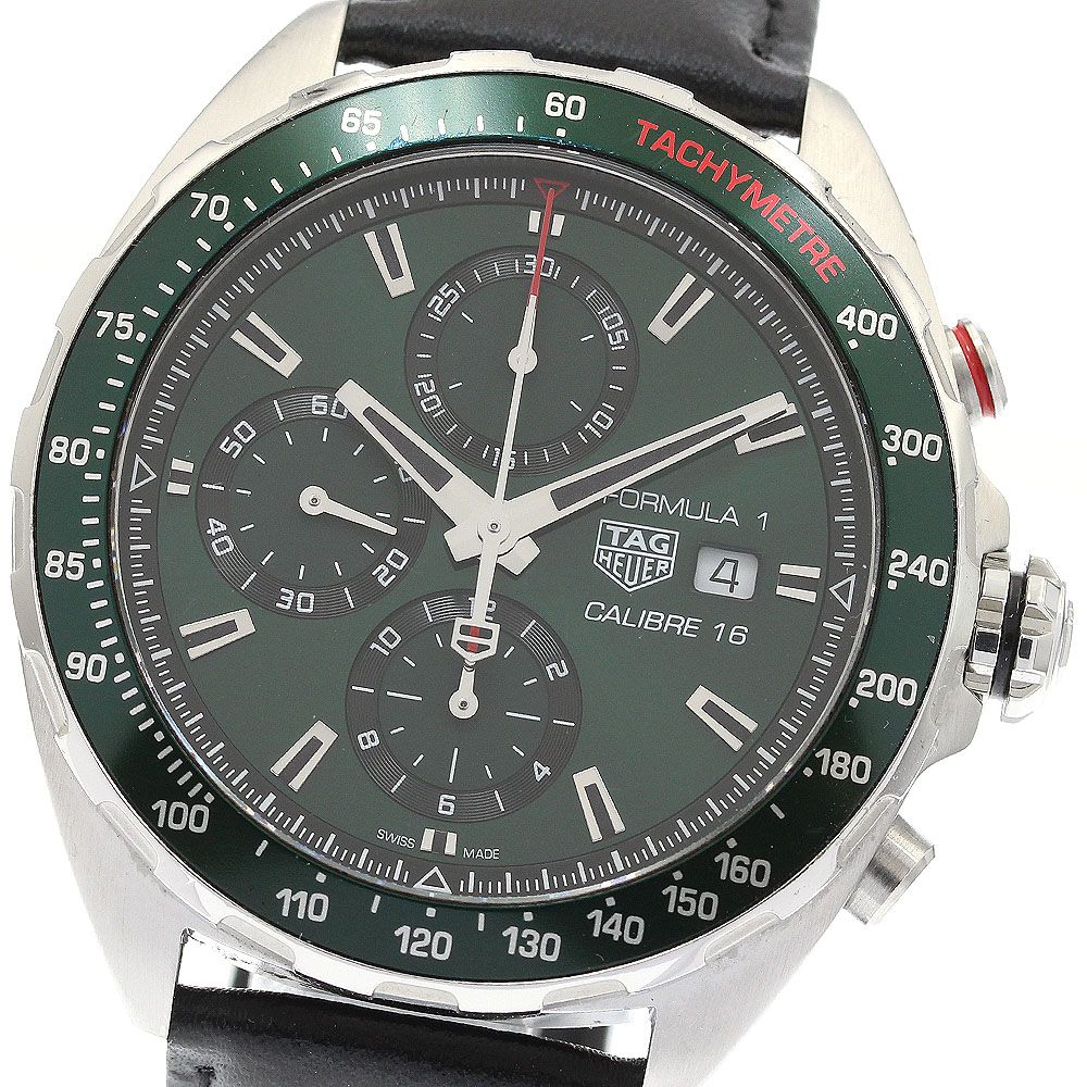 タグホイヤー TAG HEUER CAZ2016 フォーミュラー1 クロノグラフ キャリバー16 自動巻き メンズ 箱 保証書付き_933763