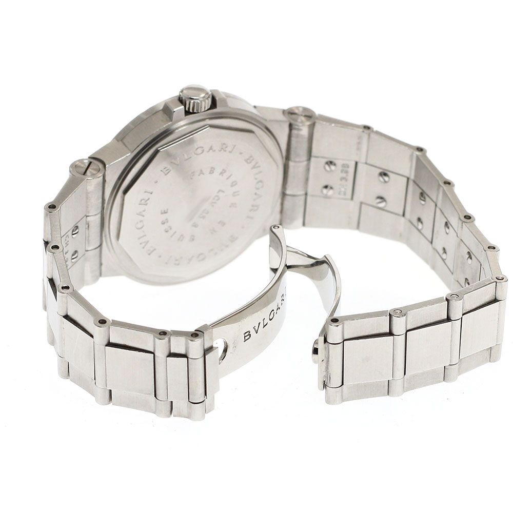  ブルガリ BVLGARI LCV35S ディアゴノ デイト 自動巻き メンズ _938539 モノトーン 自動巻き時計 腕時計(アナログ)