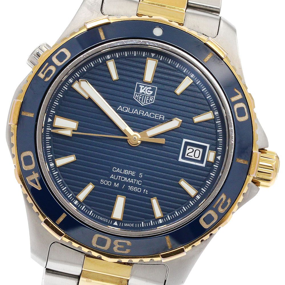 タグホイヤー TAG HEUER WAK2120 BB0835 アクアレーサー キャリバー5 デイト 自動巻き メンズ 保証書付き_938293