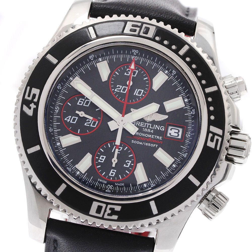 ブライトリング BREITLING A13341 スーパーオーシャン クロノグラフ 自動巻き メンズ 保証書付き_937864