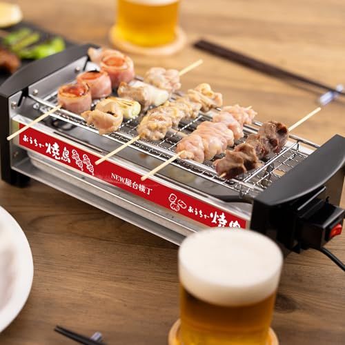 三ッ谷電機 屋台横丁 卓上焼き鳥 焼肉 海鮮焼き 牛たん 家庭用 電気七輪 卓上 電気コンロpo 457 eff 39