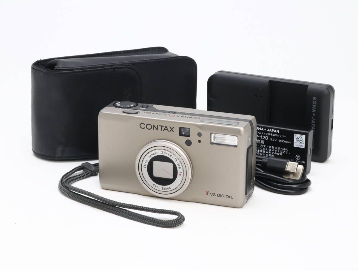 AA- (極上品) CONTAX コンタックス TVS DIGITAL シルバー 初期不良返品