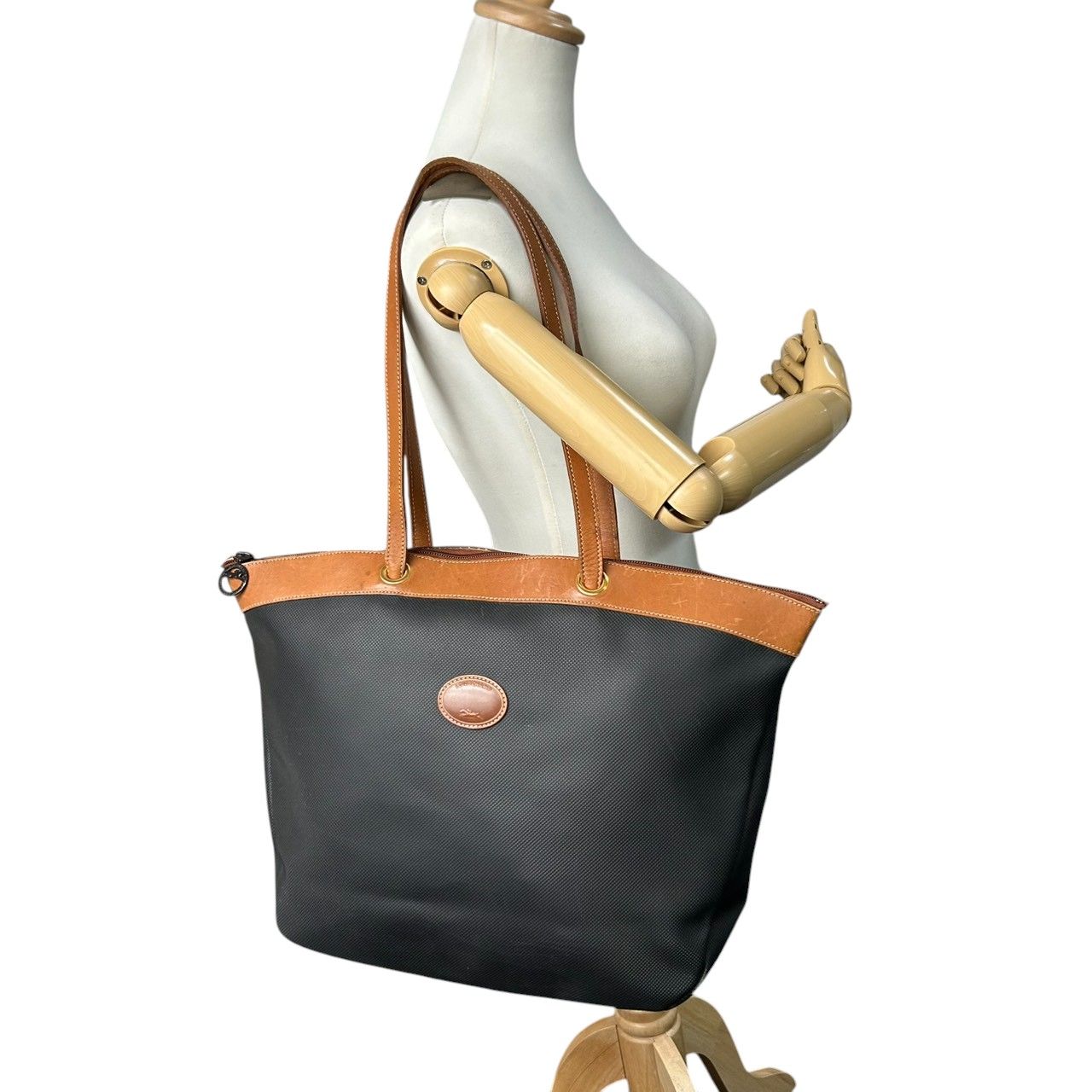 美品】ロンシャン Longchamp トートバッグ ショルダーバッグ 肩掛け 