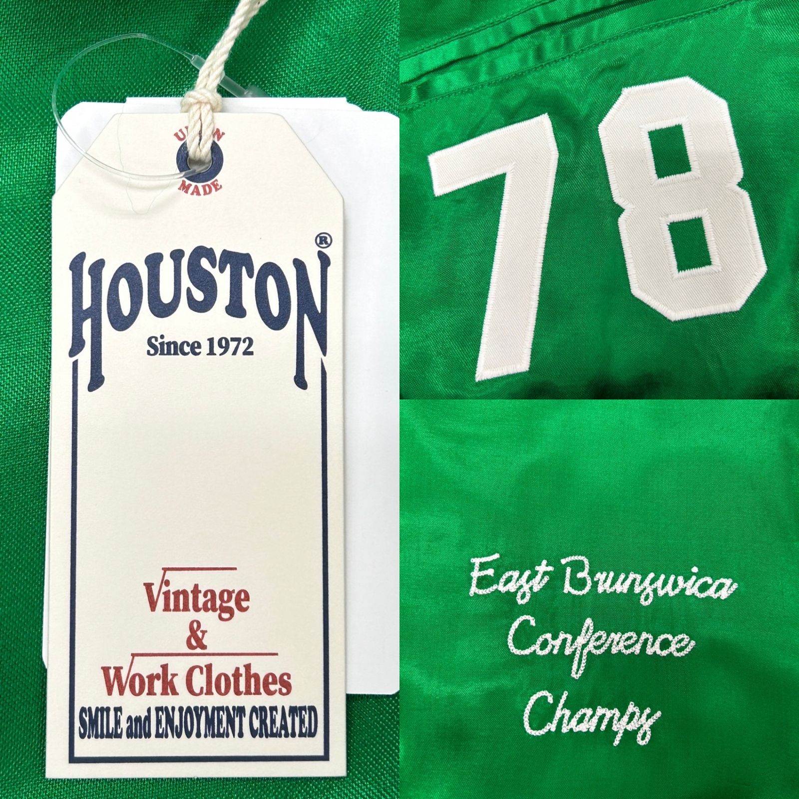 HOUSTON (ヒューストン) RAYON AWARD JACKET（EAST）レーヨンアワード 