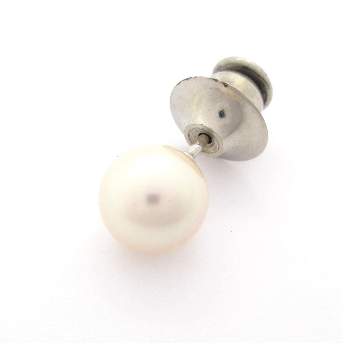 mikimoto(ミキモト) ネクタイピン - シルバー×パール - メルカリ