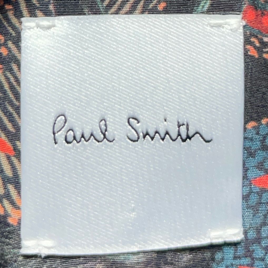 美品 ポールスミス Paul Smith モンキー アニマル ペイズリー フラワー
