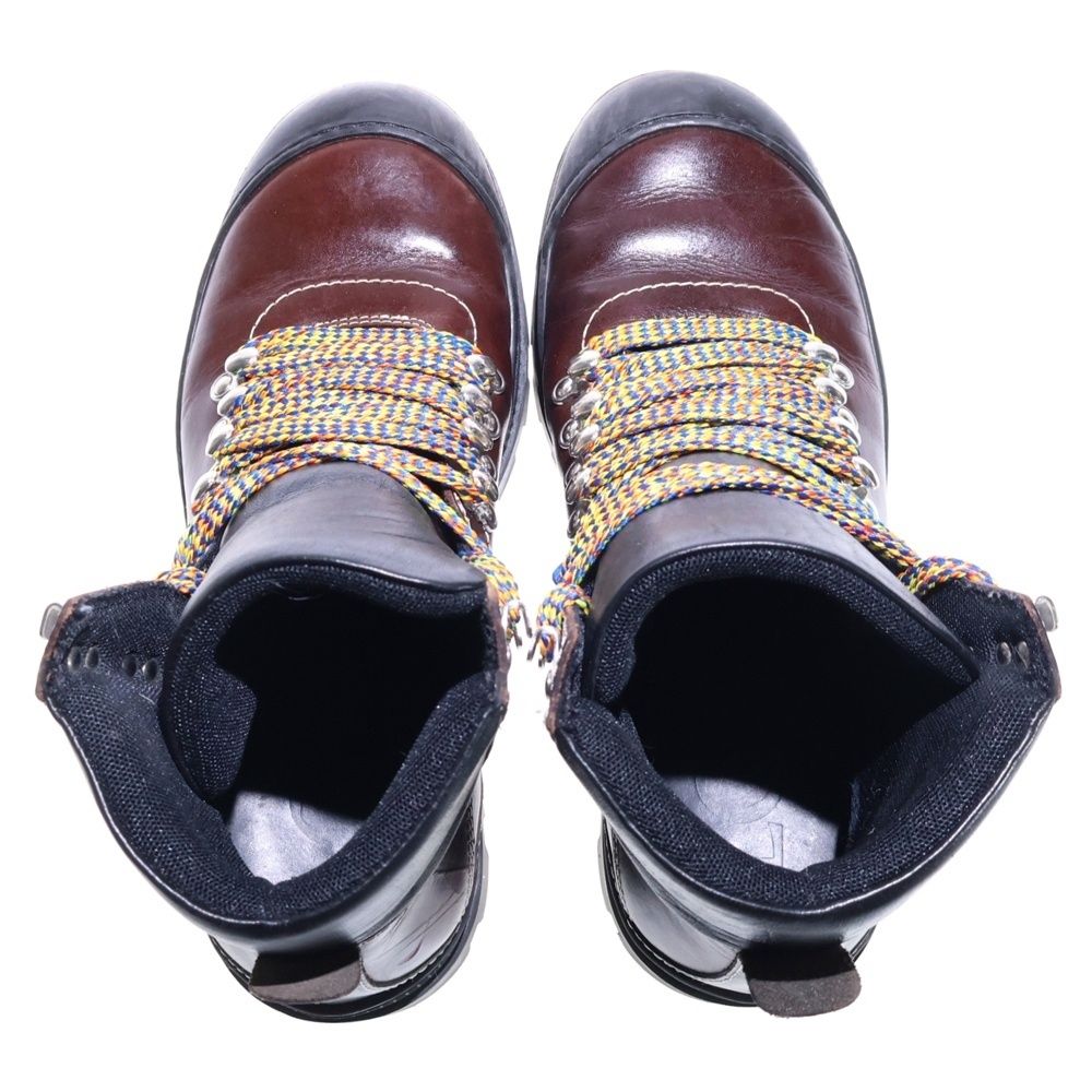 LOEWE (ロエベ) レザー レースアップ ハイカット トレッキングシューズ