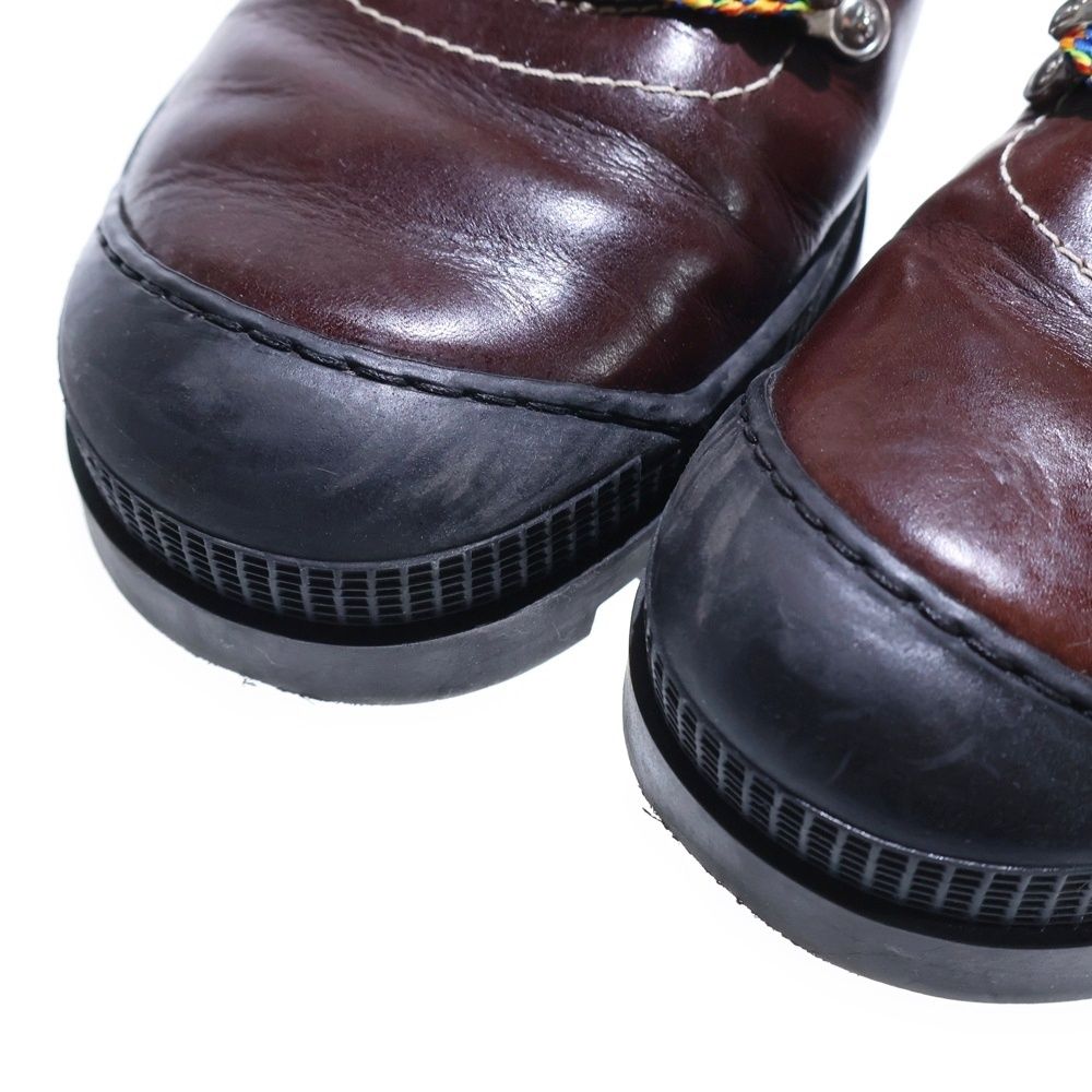 LOEWE (ロエベ) レザー レースアップ ハイカット トレッキングシューズ
