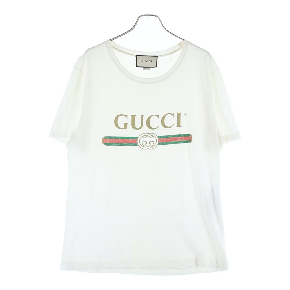 GUCCI (グッチ) Washed T-Shirt ウォッシュド加工 オーバーサイズ半袖T