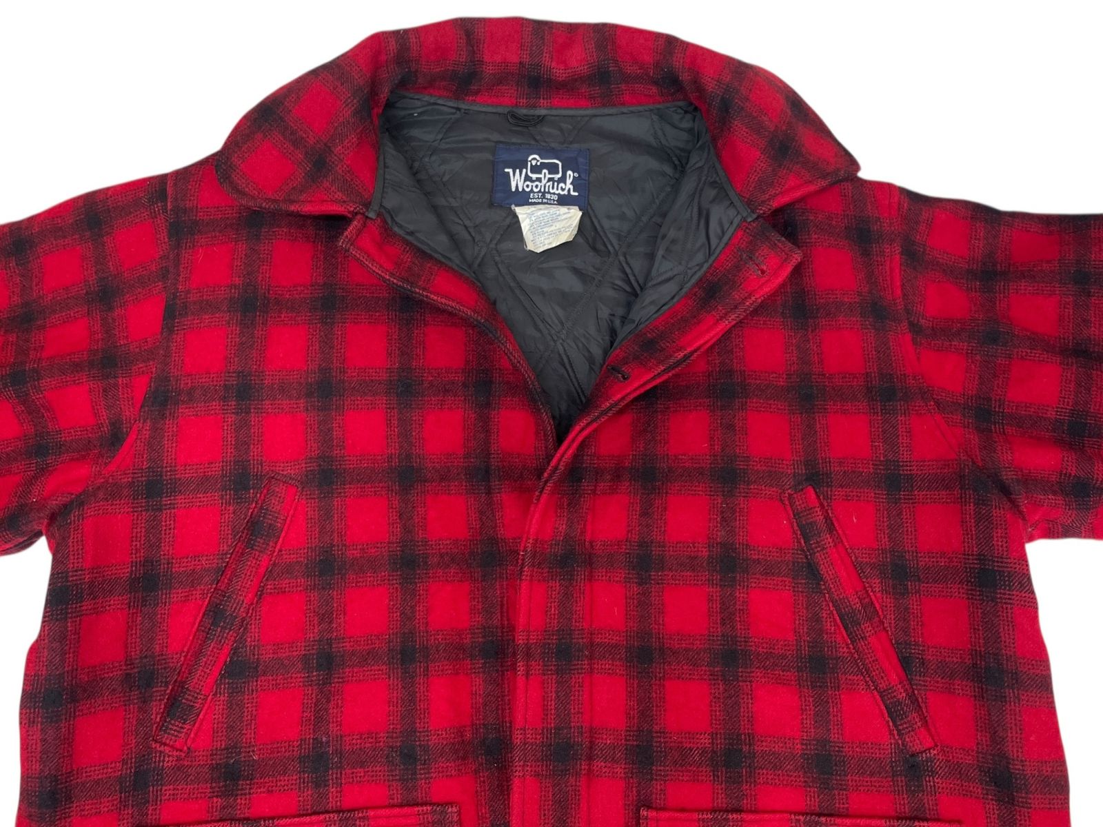 Woolrich (ウールリッチ) チェックハンティングジャケット 中綿 裏地 