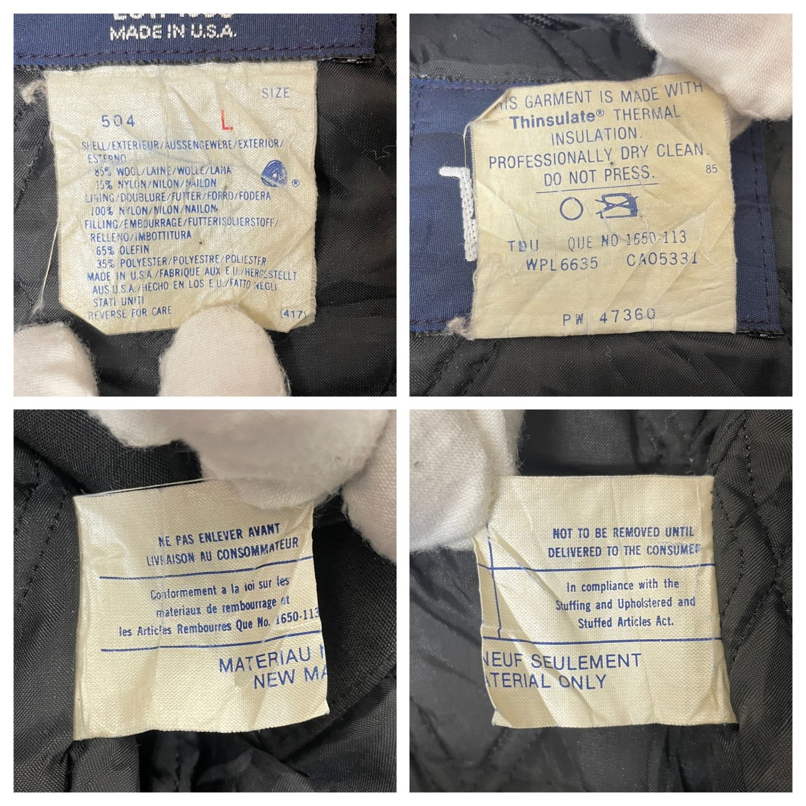 Woolrich (ウールリッチ) チェックハンティングジャケット 中綿 裏地 
