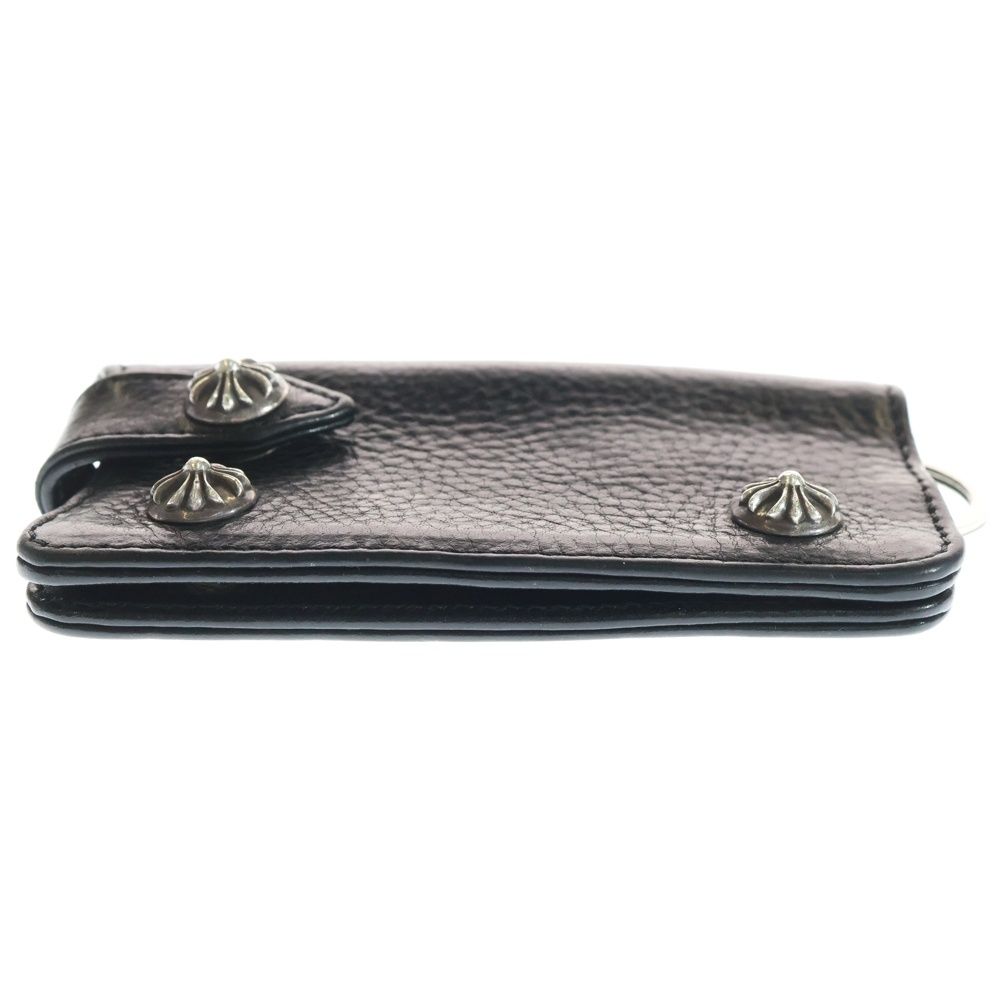 CHROME HEARTS (クロムハーツ) KEY CASE クロスボールボタン レザー
