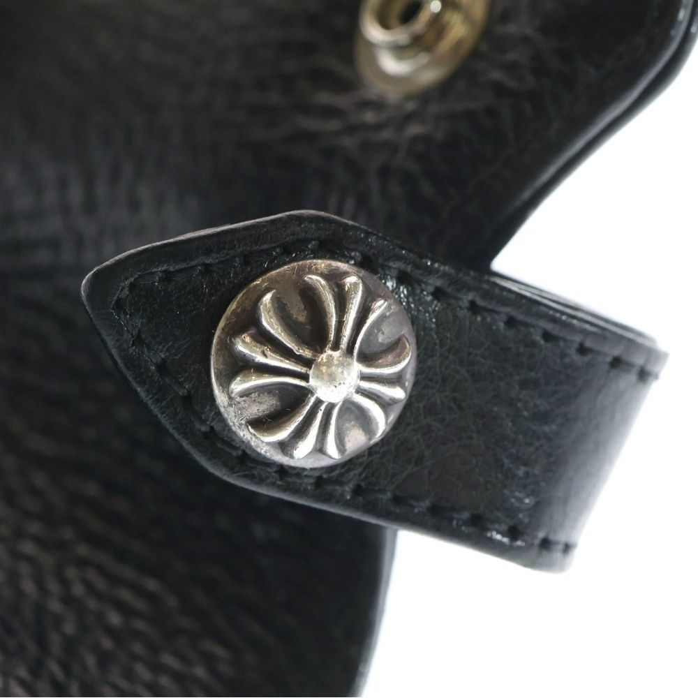 CHROME HEARTS (クロムハーツ) KEY CASE クロスボールボタン レザー