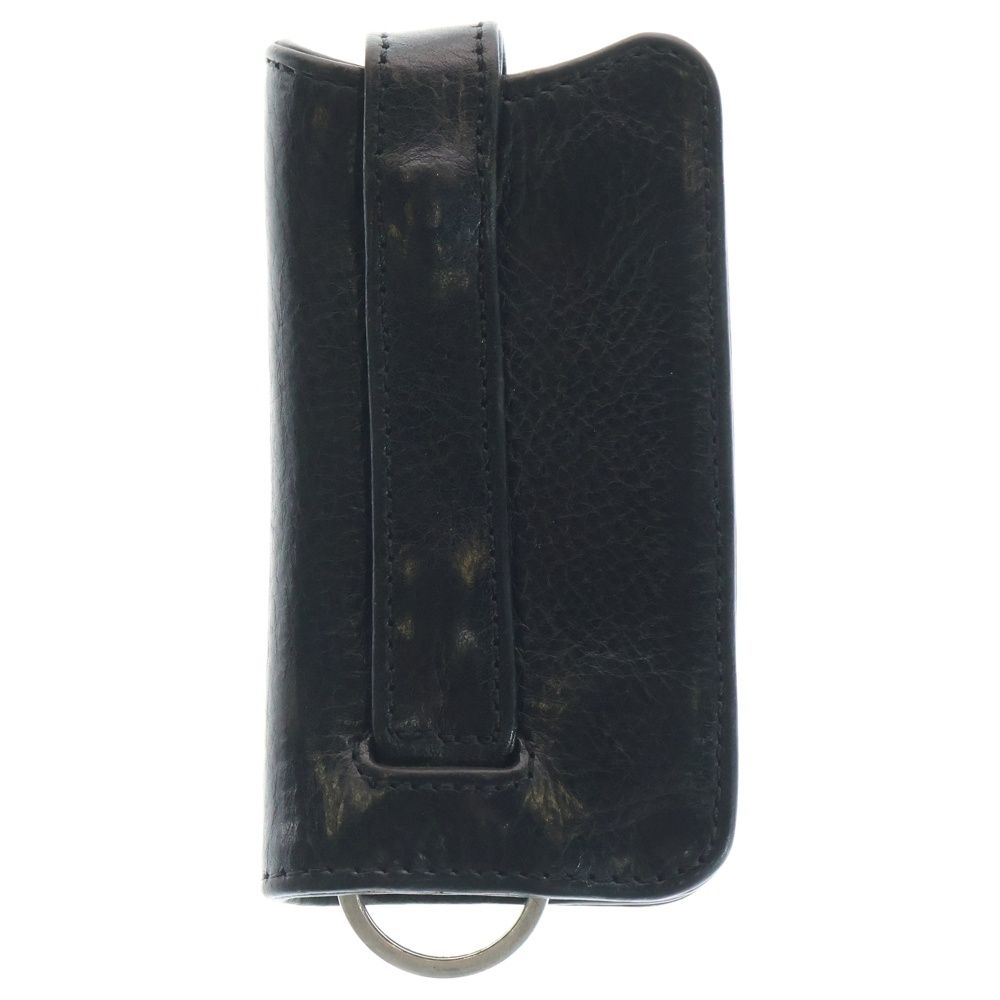 CHROME HEARTS (クロムハーツ) KEY CASE クロスボールボタン レザー