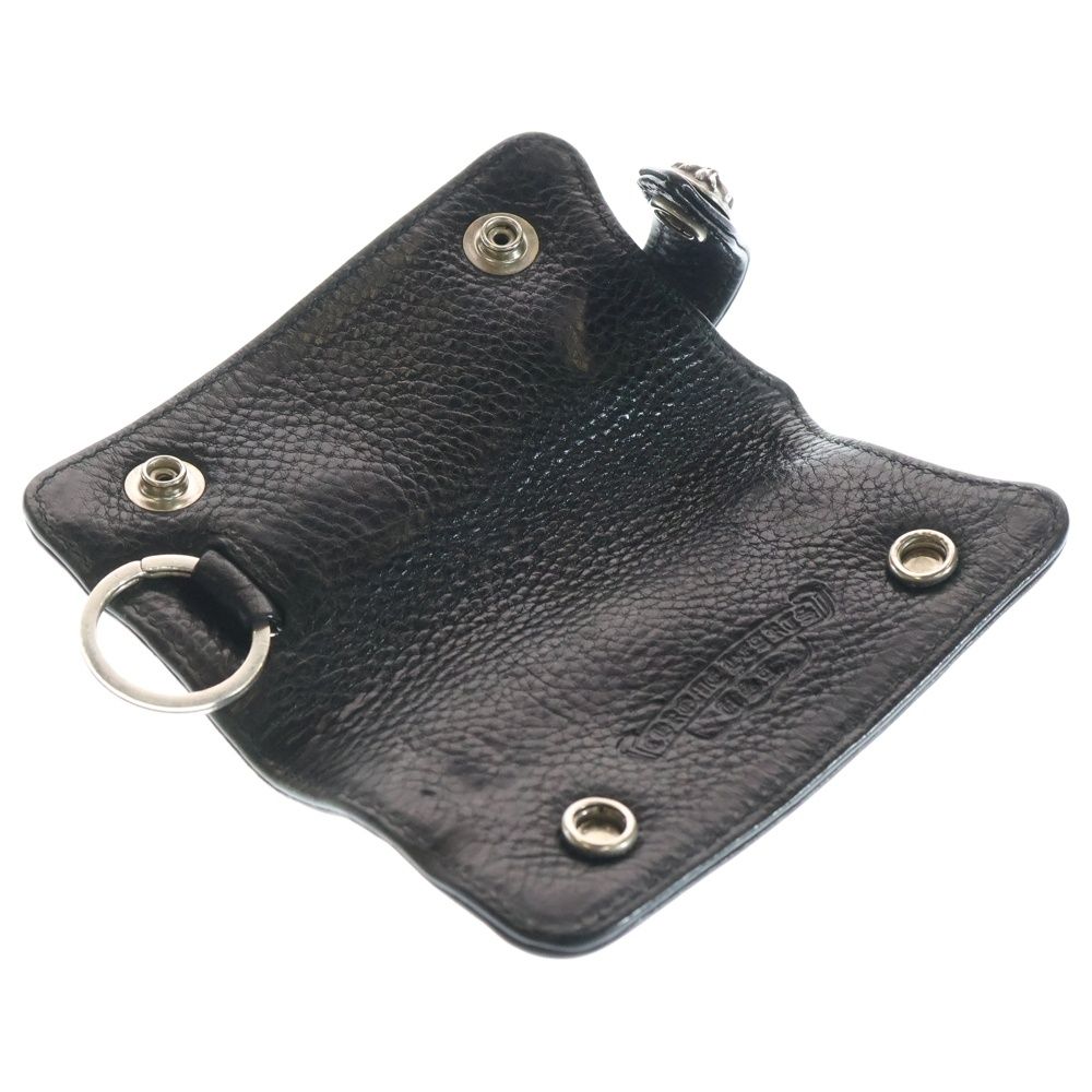 CHROME HEARTS (クロムハーツ) KEY CASE クロスボールボタン レザー