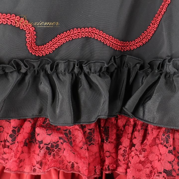 フラメンコ 衣装 ファルダ トップス ブラウス ツーピース セットアップ