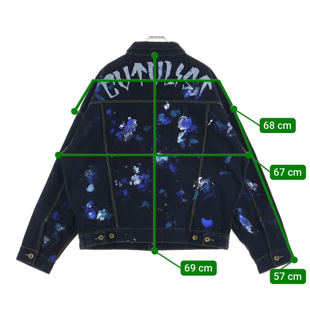 cvtvlist (カタリスト) マルチポケット ペインテッドデザイン デニム