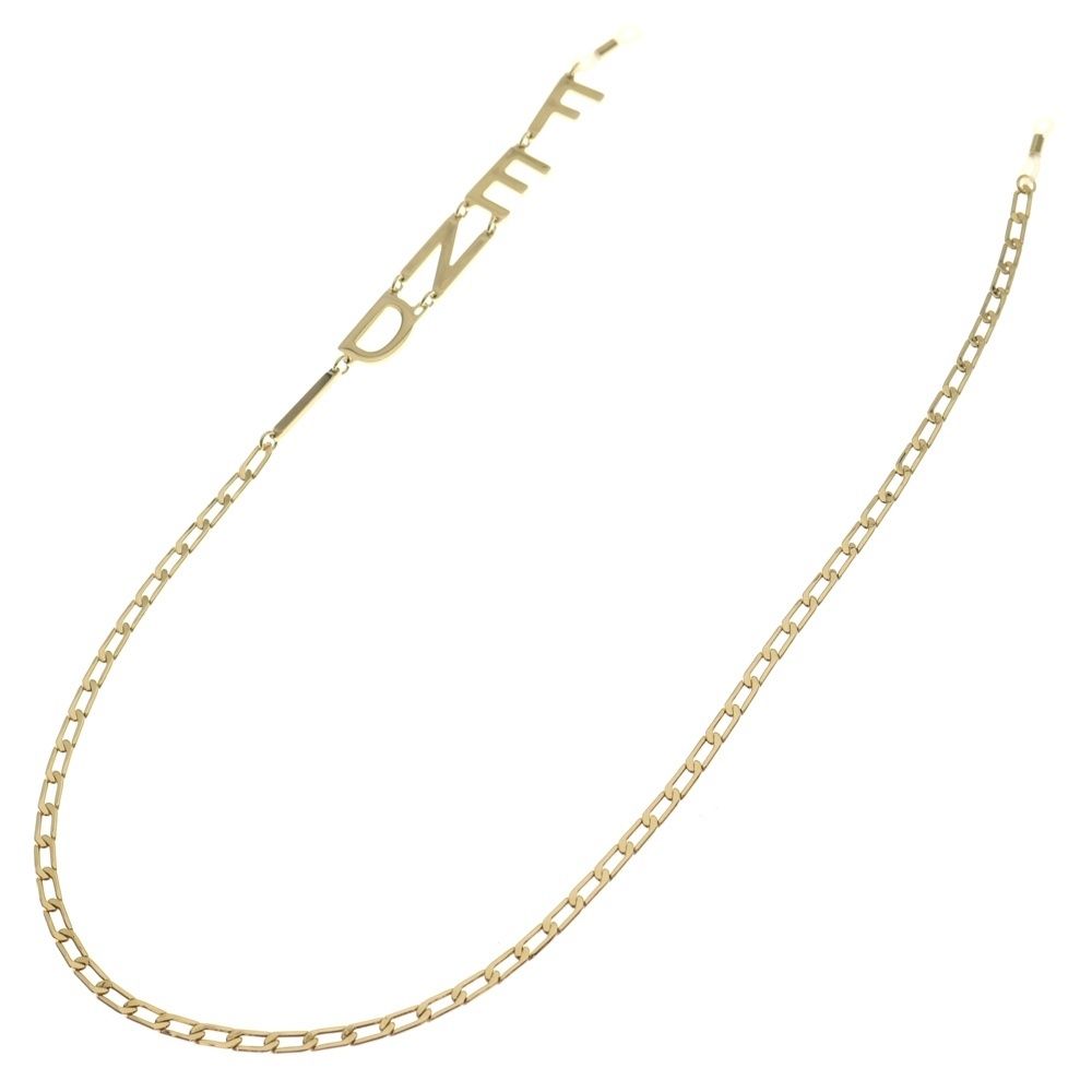 FENDI (フェンディ) ロゴプレート グラスコード ゴールドメタルアイ