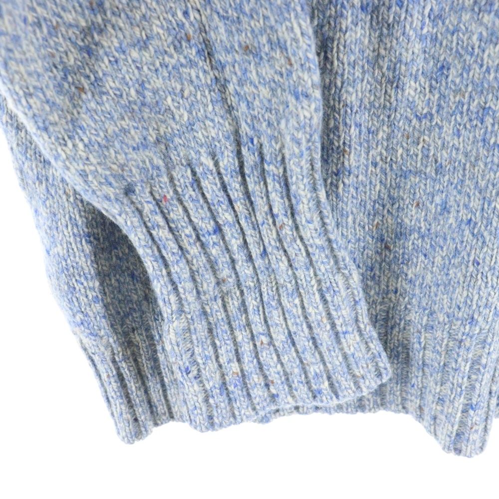 CHANEL (シャネル) 08AW ココマークロゴ刺繍 ボーダー柄 カシミヤ混