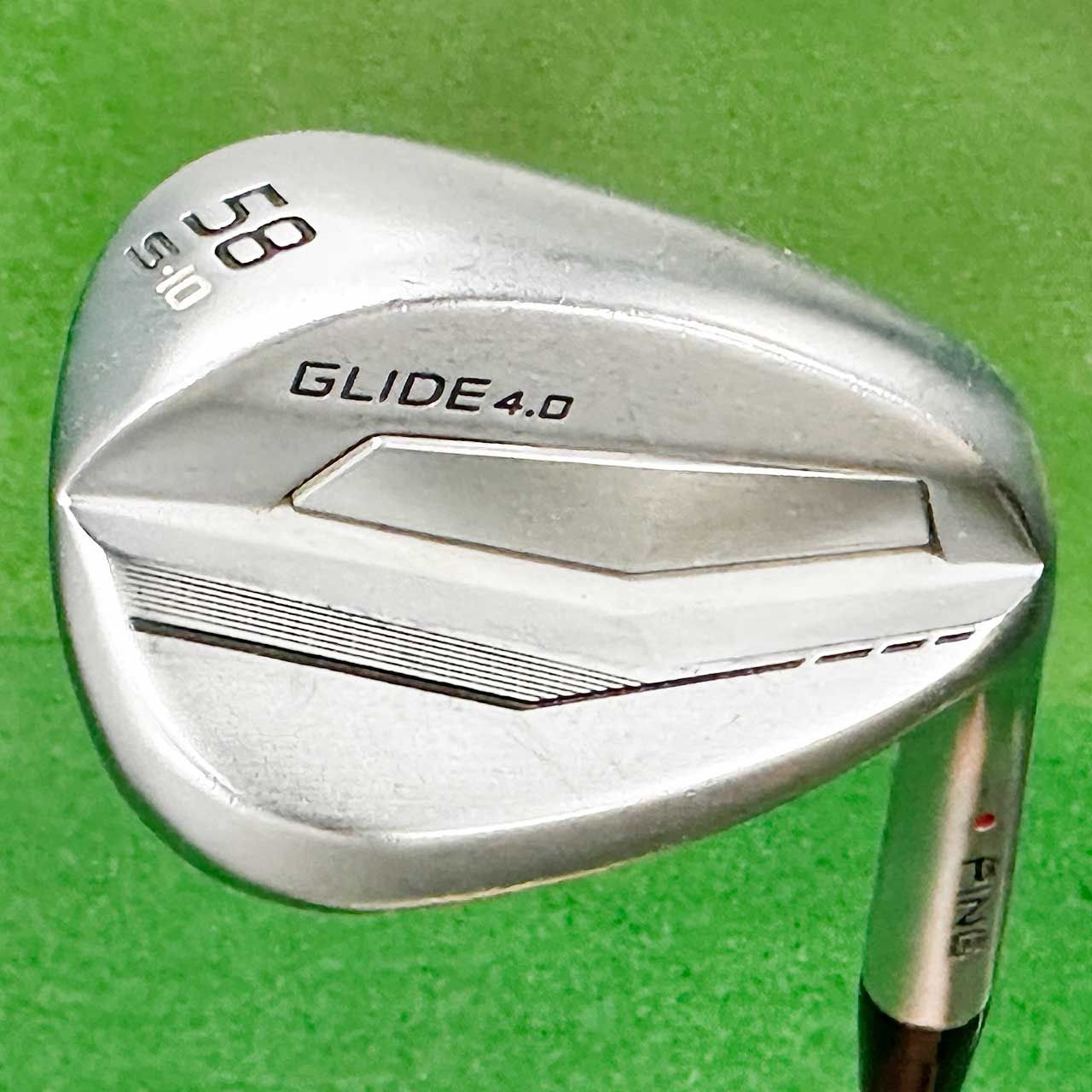 超希少57度】PING GLIDE 4.0 58度(-1度純正カスタム：57度) レッド