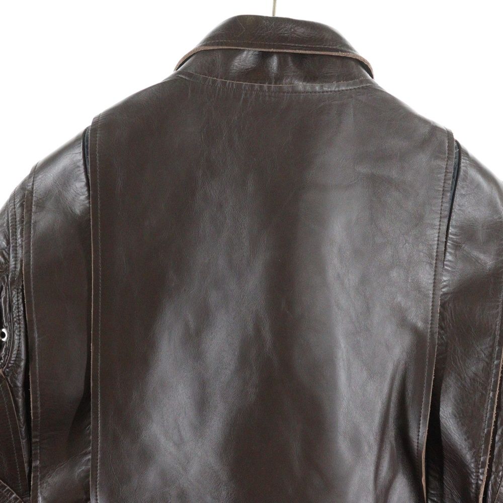 Sacai (サカイ) 25AW Leather Jacket カウレザー ダブルライダース