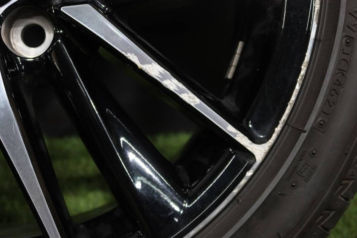 <バリ溝!>トヨタ 70 カムリ 後期 WS 純正 18in 8J +50 トランザ T005A 235/45R18 94W リペア ストック ...