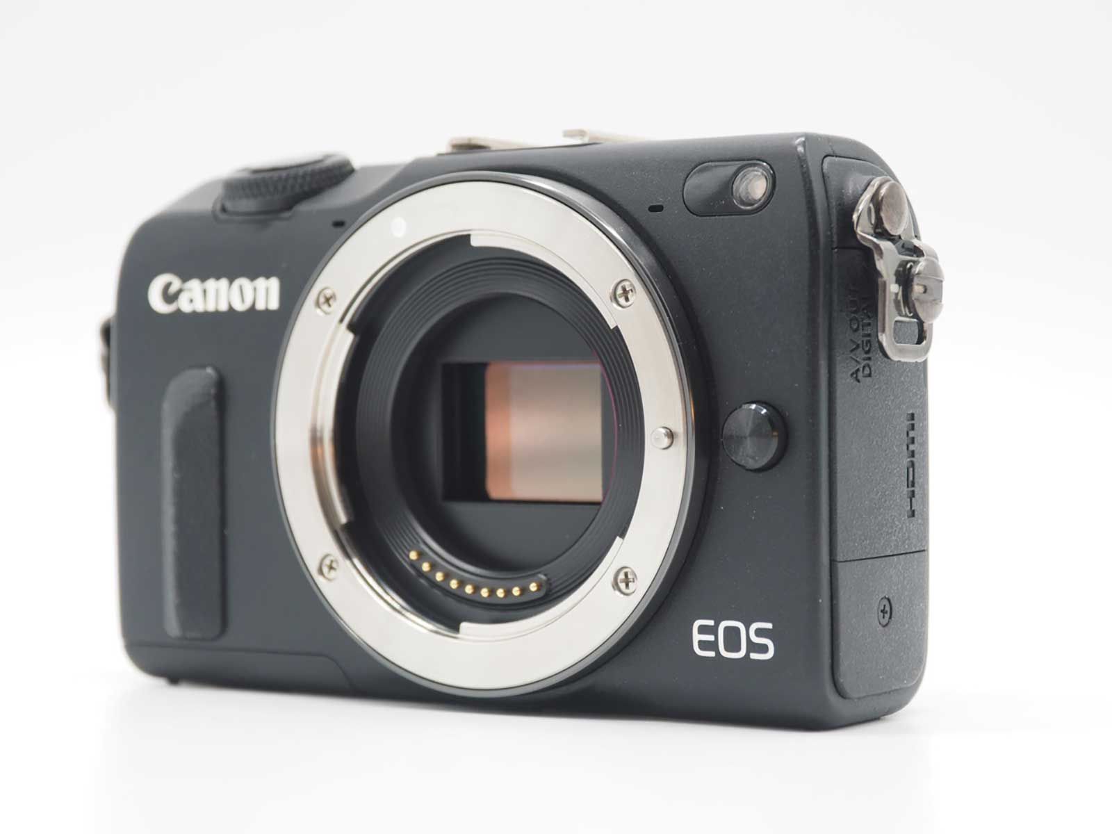 キャノン Canon EOS M2 18.0MP Digital Camera Black 18-55mm Lens