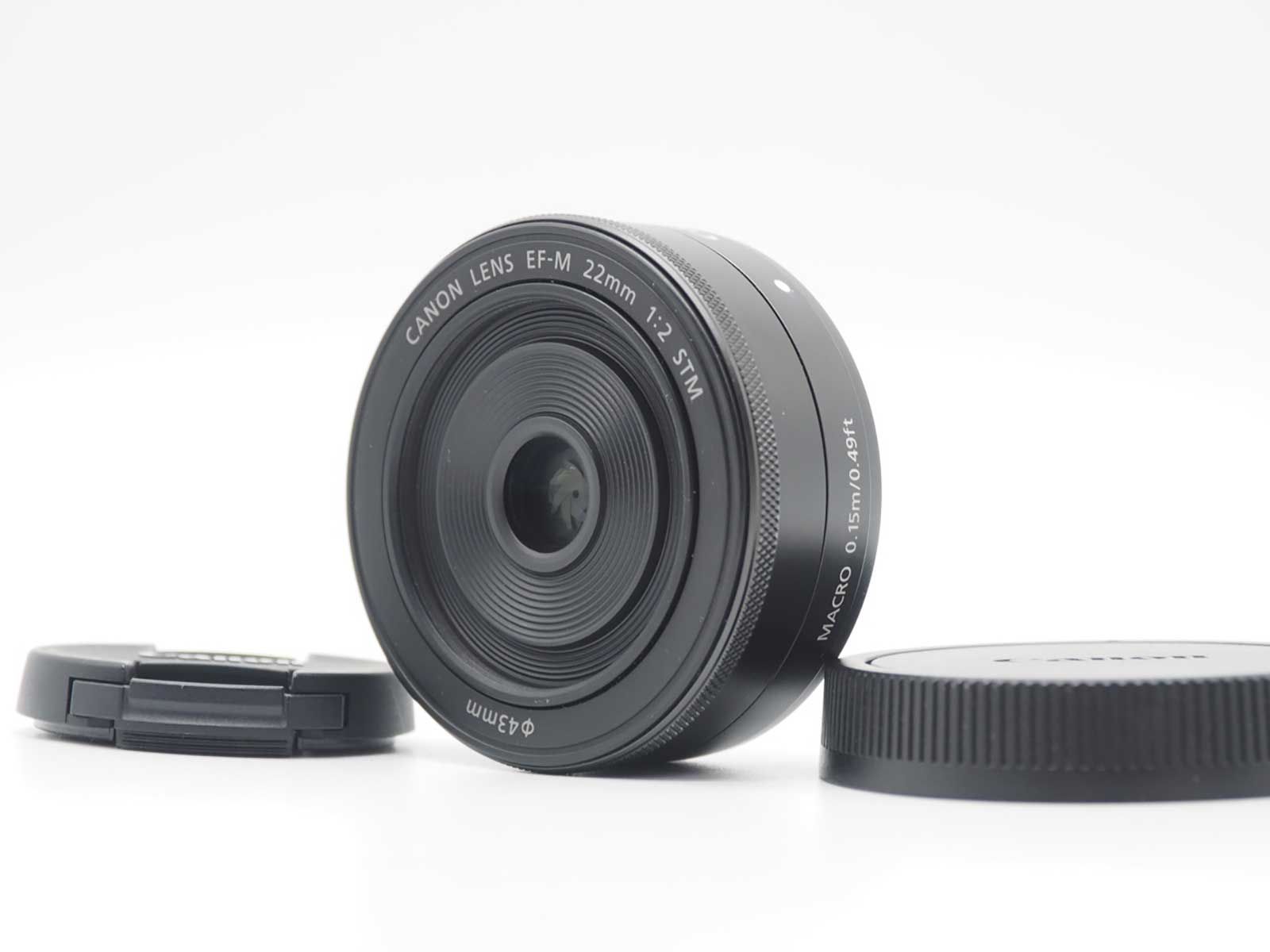 キャノン Canon EF-M 22mm f/2 STM Lens for EOS M EF-M Mount Black