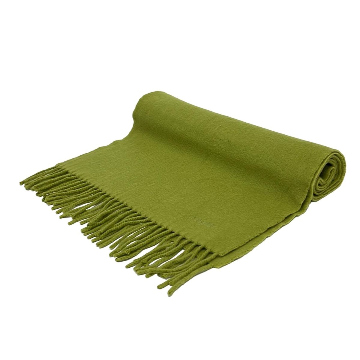 HERMES(エルメス) マフラー - ライトグリーン カシミヤ - メルカリ