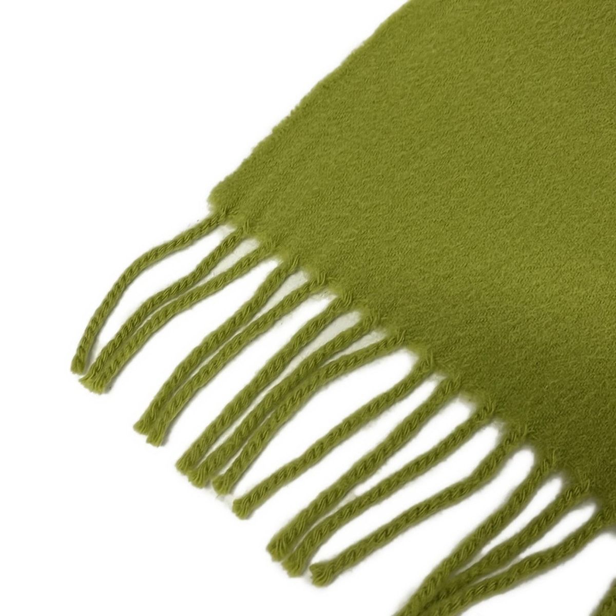 HERMES(エルメス) マフラー - ライトグリーン カシミヤ - メルカリ