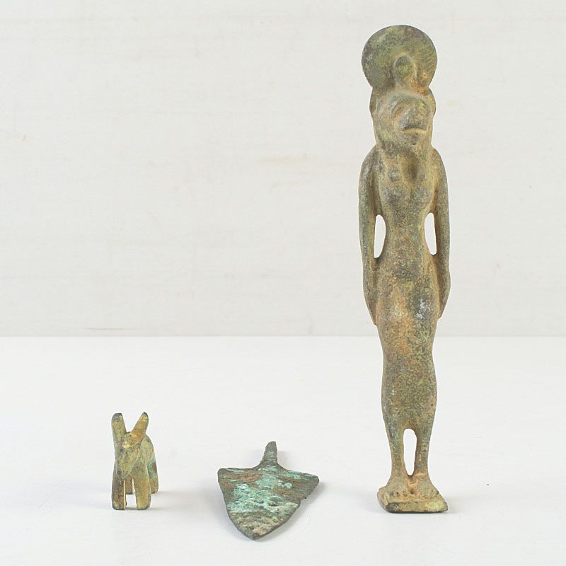 中国 古銅青銅 人物像 神獣 矢尻 3点まとめて C S633 - メルカリ