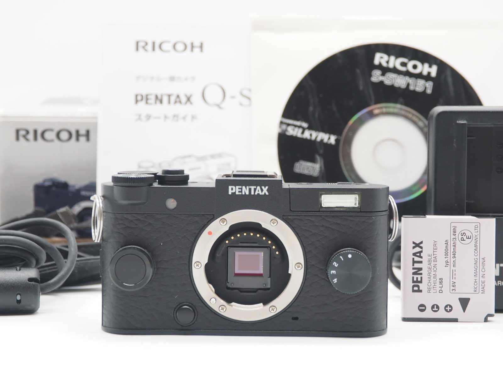 Pentax Pentax Q-S1 Digital Camera Black Body 651 Shots Original Box [Good Condition] #Z5851A