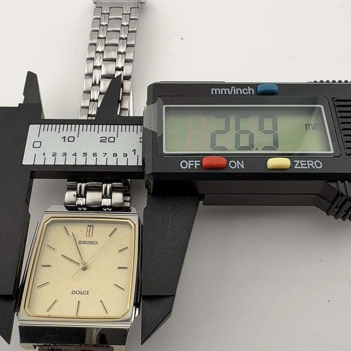 SEIKO 5E61-5A00 セイコー DOLCE TUNGSTEN タングステン 腕時計 稼働品 