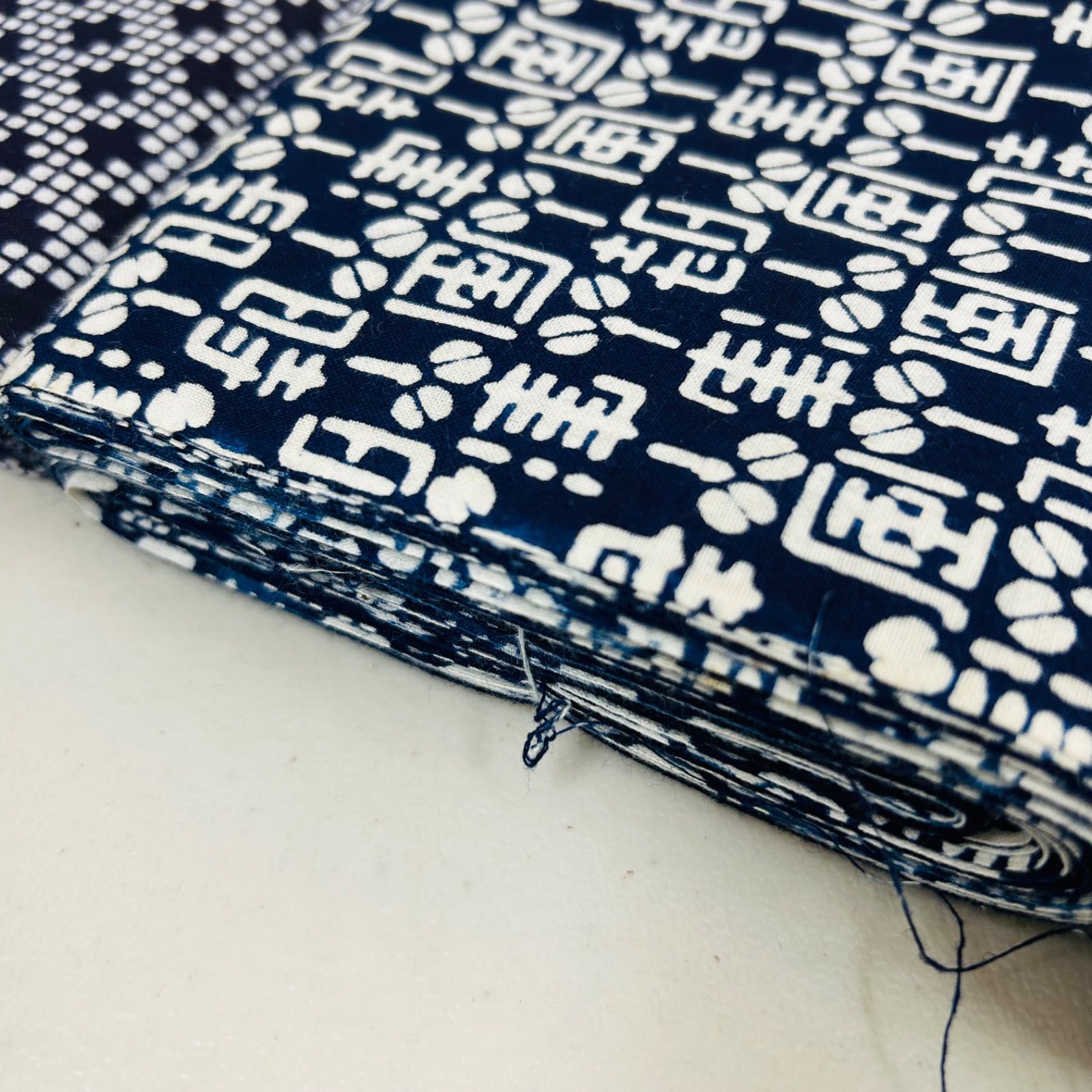 綿浴衣 反物 3本 反物まとめ売り リメイク材料 m-893 - メルカリ