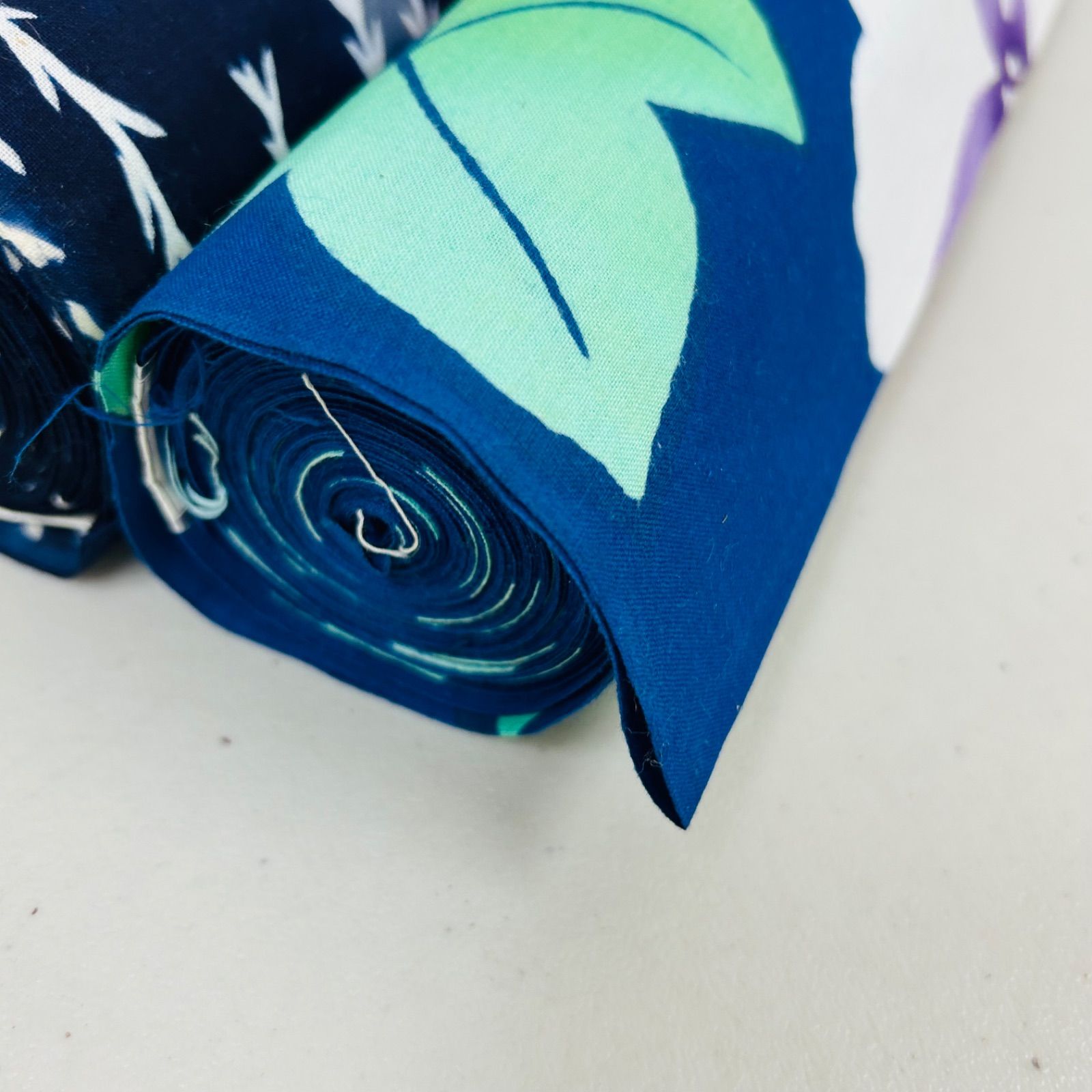 綿浴衣 反物 3本 反物まとめ売り リメイク材料 m-898 - メルカリ