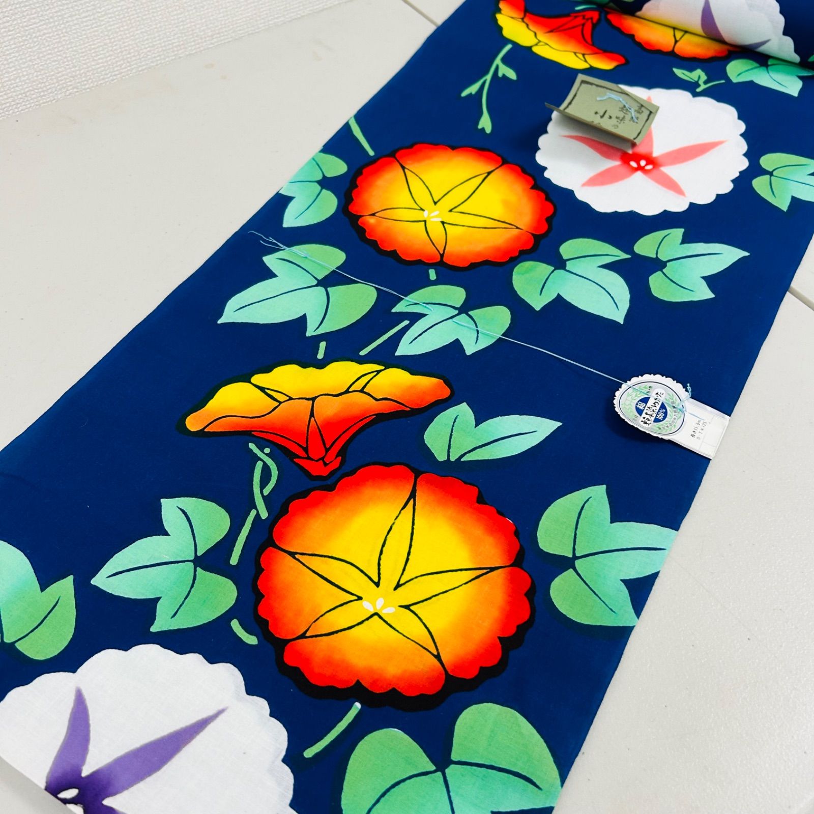 綿浴衣 反物 3本 反物まとめ売り リメイク材料 m-898 - メルカリ