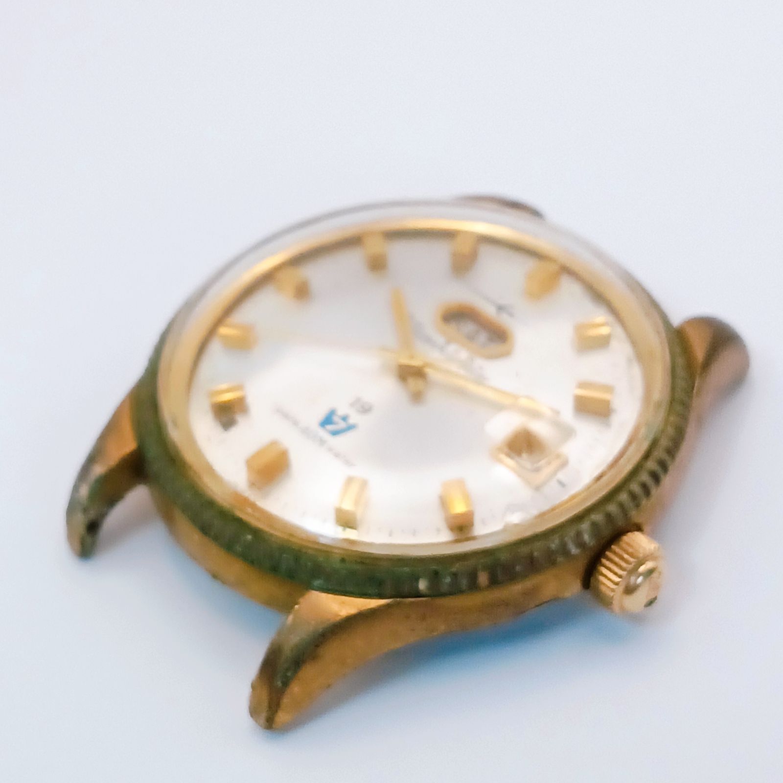  稼働 0128 2 CITIZEN Auto Dater シチズン オートデーター 5140 メンズ腕時計 自動巻き フェイスのみ デイデイト オックスフォード 自動巻き時計 腕時計(アナログ)