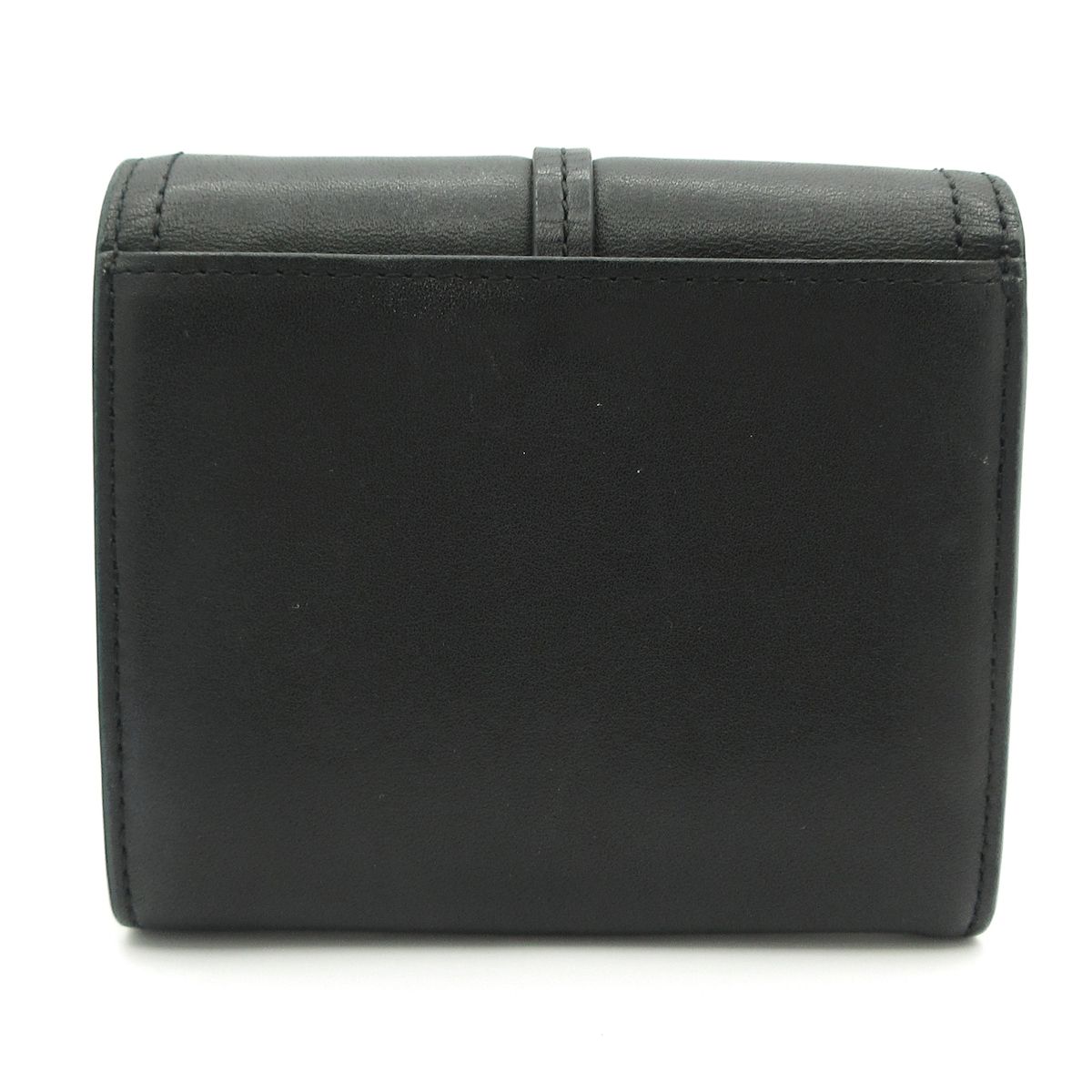 agnes b(アニエスベー) 2つ折り財布 - 黒 レザー - メルカリ