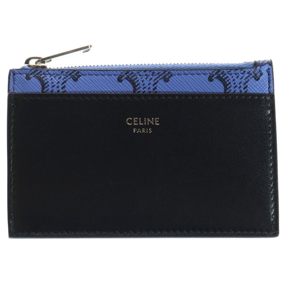 CELINE (セリーヌ) 26SS トリオンフキャンバス ラムスキン ジップ付き