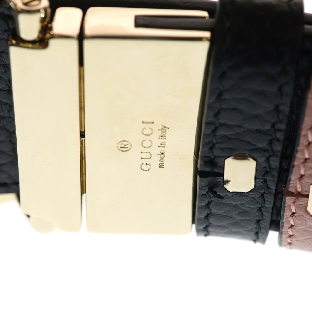 GUCCI (グッチ) インターロッキングG ロゴバックル リバーシブル