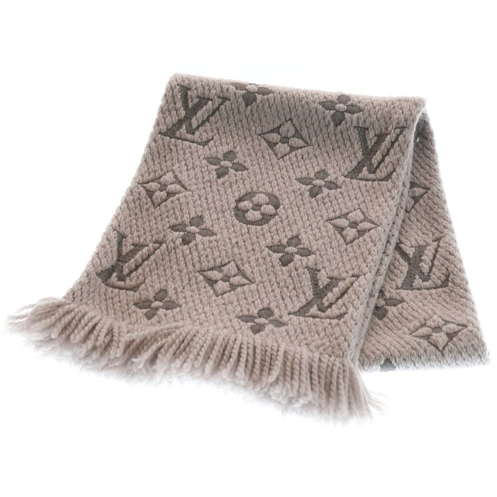 LOUIS VUITTON (ルイヴィトン) エシャルプ ロゴマニア グリペルル