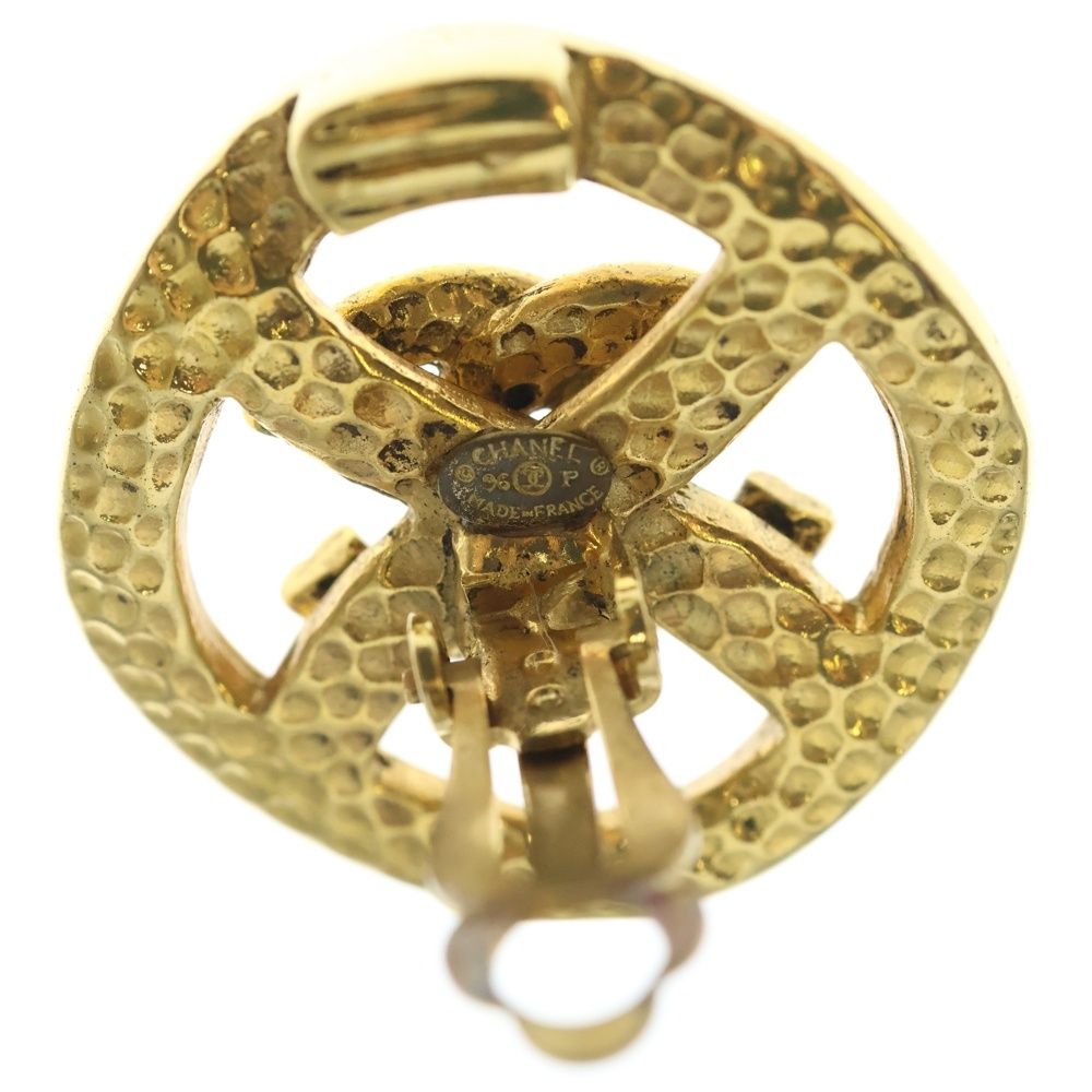 シャネル 刻印 96P ゴールド ビンテージ イヤリング オンライン ココ