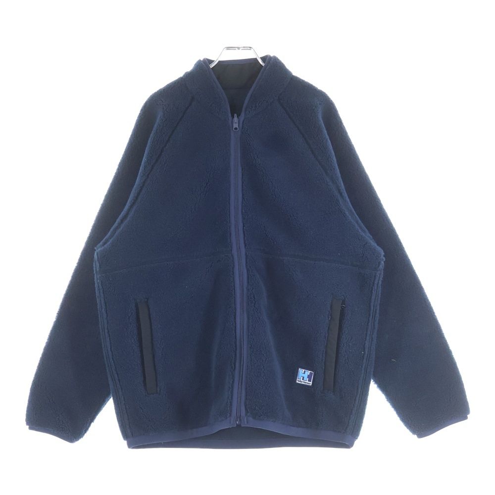 HELLY HANSEN ヘリーハンセン ×AKIO HASEGAWA FIBERPILE JACKET 長谷川昭雄 ファイバーパイル ラグランスリーブ ジップアップ フリース ジャケット ネイビー HH52190AH HELLY HANSEN (ヘリーハンセン) ×AKIO HASEGAWA FIBERPILE JACKET