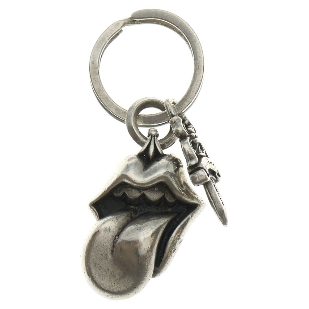クロムハーツ キーリング キーホルダー リップアンドタン スプリットダガー CHROME HEARTS (クロムハーツ) LIPSTONGUE DAGGER リップアンドタン